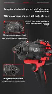 ประแจบล็อกไร้สาย 18V ลิเธียม-ไอออน รุ่น ZSBS-1808 สำหรับซ่อมรถยนต์ กำลังแรง แรงบิดสูง เหมาะสำหรับงานก่อสร้าง - Product Image 5