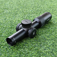 Lunette de visée tactique HOWIE Optics ED MAX 1-6X24SFP Lpvo avec éclairage rouge, longue pupille de sortie, tube de 30 mm