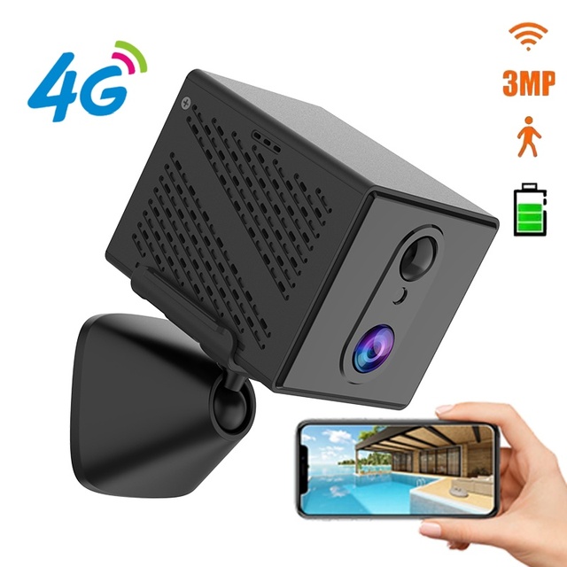 2K Mini Battery Powered Low Power Pir Camera 1080P HD Wireless Wifi Home Security Mini Motion Detection Camera Small
