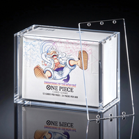 Boîte de rappel TCG One Piece OP05 Époque Réveillante OP-05 en anglais, personnalisée pour la vente en gros, en acrylique pré-assemblée, transparente, anti-rouille, pour une présentation facile