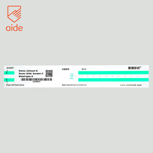 Sức khỏe nhiệt dây đeo cổ tay nhận dạng bệnh nhân Dây đeo cổ tay y tế trực tiếp in nhiệt dây đeo cổ tay cho bệnh viện bệnh nhân - Product Image 5