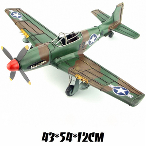 Mô hình máy bay chiến đấu huyền thoại Mustang P51 Thế chiến II năm 2021 - Phiên bản sưu tầm cao cấp, nguyên bản, làm thủ công, đồ trang trí, quà tặng - Product Image 3