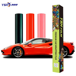Pellicola Protettiva per Vernice Auto PET <span class=keywords><strong>Viola</strong></span> Grigio, Autoriparante, Antigraffio, Cambia Colore - Product Image 1