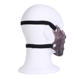 Máscara de Silicona SHAZ con Diseño de Cara Desollada, Máscara Facial Media para Adultos, Juego Sensorial BDSM, Ayuda Sexual Oral, Accesorio para Fiestas de Disfraces y Fetiches - Product Image 5