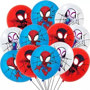 Spiderman y sus increíbles amigos tema Fiesta de feliz cumpleaños Banner taza pastel Topper juegos de globos de látex para niños - Product Image 2