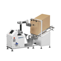 Cobot de palettisation automatique de sacs et de boîtes, robot collaboratif à charge utile élevée de 30 kg, empilage en entrepôt, capteurs de sécurité intégrés, moteur PLC
