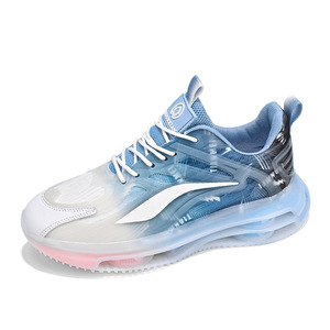 Chaussures de course pour hommes en mesh respirant avec semelle intermédiaire en EVA et semelle extérieure en caoutchouc, légères et confortables, baskets de sport - Product Image 5