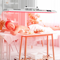 Appareil PDT à écran tactile 7 ondes pour la beauté, lampe de photobiomodulation, dispositif LED corps entier, panneau de luminothérapie rouge avec support électrique