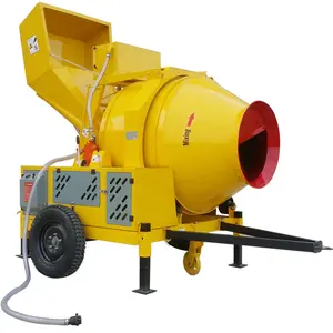 Hot Sale !!!350L Diesel Hydraulic Hopper Cement Mixer with 10-14m3/h Productivity ,Guangzhou Supplier