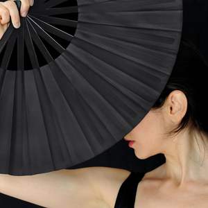 พัดลมมือถือแบบพับได้ <span class=keywords><strong>suriname</strong></span> 23-33ซม. พลาสติกพิมพ์สองด้านรังสียูวีสำหรับงานเทศกาลสนามกีฬาคาร์นิวัล - Product Image 6