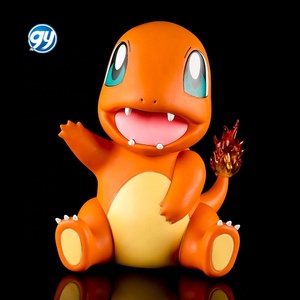 <span class=keywords><strong>Figurine</strong></span> de collection Charmander Pokémon de <span class=keywords><strong>grande</strong></span> <span class=keywords><strong>taille</strong></span>, modèle PVC de dessin animé, qualité supérieure 2D, artisanat durable - Product Image 1