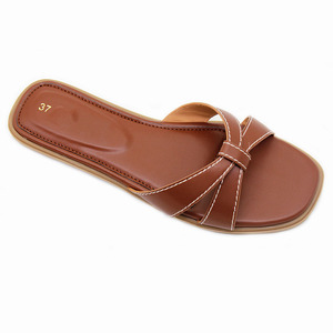 Le suole morbide Slip-on da <span class=keywords><strong>donna</strong></span> indossano nuove pantofole da spiaggia con cinturino incrociato Casual antiscivolo da <span class=keywords><strong>donna</strong></span> - Product Image 2