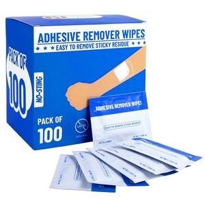 แผ่นกำจัดคราบติดผิวทางการแพทย์ผ้าเช็ดทำความสะอาดแบบแยกชิ้น - Product Image 1