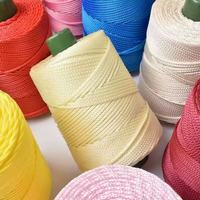 Sac en crochet DIY 100% polyester tressé, idéal pour l'été