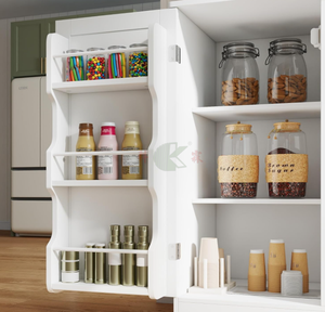 Buffet de 45 pouces avec tiroirs et portes, meuble autoportant pour bar à café, armoire de rangement pour cuisine, salle de bain, salon - Product Image 4