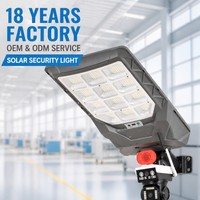 Lámpara Solar CCTV DIALux con Cuerpo de Aluminio Fundido a Presión, Luz Roja de Advertencia, para Cercas Perimetrales, Depósitos Logísticos
