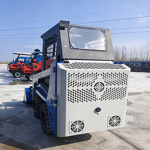 Euro 5 EPA Kubota Diesel Skid Steer Mini Track Skid Steer Loader 400KG 2000kg 3000kg 1ton With Forest Mulcher Lawn Mower - Product Image 6