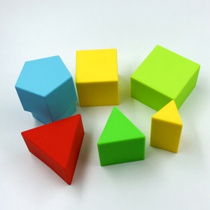 Juego de Formas Geométricas Encajables de Arcoíris Colorido, Juego de Bloques de Juguetes Educativos Tempranos para Niños, Clasificador de Formas Montessori - Product Image 4