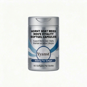 Gélules de Vitalité Masculine à base de Plante de Corne de Chèvre 800mg 90 gélules – Énergie Active Quotidienne, Complément Herbal Naturel, Marque Privée OEM - Product Image 1