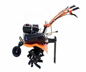 Tiller Cultivator 7HP Gearbox Sabuk Menyampaikan Mesin Bensin Tiller Mesin Pertanian