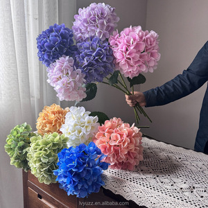 Fleur artificielle réaliste, hauteur 70 cm, hydrangea en soie, décoration <span class=keywords><strong>de</strong></span> mariage, fleurs artificielles pour autres décorations <span class=keywords><strong>de</strong></span> mariage - Product Image 2