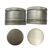 Tutup Botol Aluminium Food Grade Topack 31.5*25mm, Tutup Stoples Logam untuk Saus, Madu, Selai, Minuman, Penyegel, Kemasan Makanan Hijau Tua