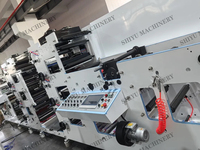 Imprimante numérique automatique d'étiquettes en plastique film plastique offset rouleau de papier thermique pour rouler la machine d'impression flexographique prix 4 6 couleurs
