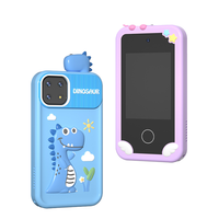 Téléphone portable pour enfants de haute qualité avec écran tactile, double caméra, jeux éducatifs, musique, photos, cadeau de Noël ou d'anniversaire