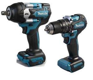 18V 5.0Ah Cordless Power Tool Kit 9 in 1 Drill Angle Impact Wrench Screwdriver for Woodworking - Product Image 1