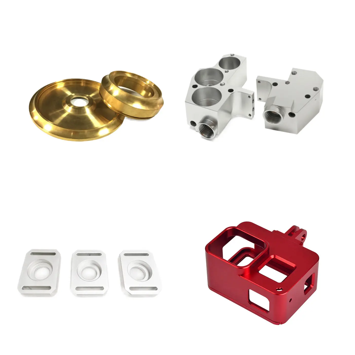 Präzise kunden spezifische Aluminium teile mechanische Produkte Metall CNC Bearbeitungs teile Service