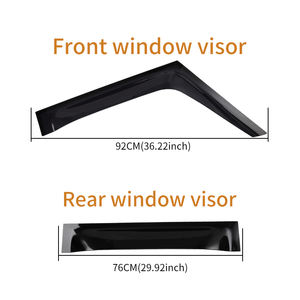 Para <span class=keywords><strong>Land</strong></span> <span class=keywords><strong>Rover</strong></span> <span class=keywords><strong>Defender</strong></span> 2019, Deflector de viento de ventilación, visera de ventana, Material acrílico, parasol, accesorios para coche, visera de puerta - Product Image 3