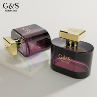 Botol parfum kaca bening 15ml kustom dengan semprotan pompa 30ml & 100ml botol kosong dengan kemasan