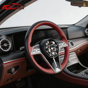Volante Deportivo de Madera de Lujo con Impresión Hidrográfica y Agarre de 30 mm para CLS <span class=keywords><strong>Maybach</strong></span> para GLE GLC - Product Image 1