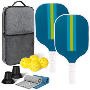 Juego de raquetas de Pickleball con palas, bolsa de bolas y accesorios para deportes al aire libre, uso para adultos, diseño antideslizante - Product Image 5
