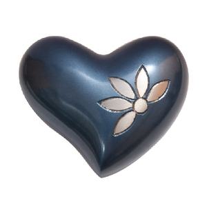 Producto personalizado, urna de recuerdo de corazón de latón grabado para cenizas, fabricante, mayorista, venta directa de fábrica - Product Image 1