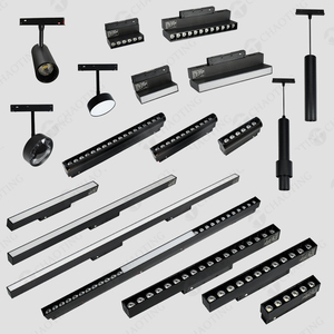 Kazakhstan russie Offre Spéciale noir <span class=keywords><strong>blanc</strong></span> <span class=keywords><strong>Rail</strong></span> en aluminium DC 48V système basse tension COB LED magnétique linéaire piste projecteurs d'inondation - Product Image 2