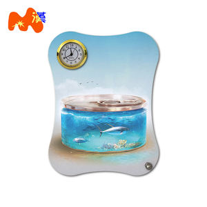 Horloge <span class=keywords><strong>à</strong></span> <span class=keywords><strong>coucou</strong></span> sonore DIY personnalisée, artisanale, en gros pour fabricants, décoration intérieure, boîtes en MDF, enseignes murales, sublimation - Product Image 1