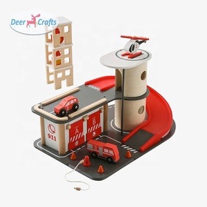Mini garaje de juguete de <span class=keywords><strong>madera</strong></span> para niños, nuevo diseño, DB04105 - Product Image 5