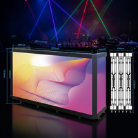 Écran de scène pliable HD portable pour DJ, intérieur/extérieur, avec flight case, pour festivals de musique et affichage publicitaire