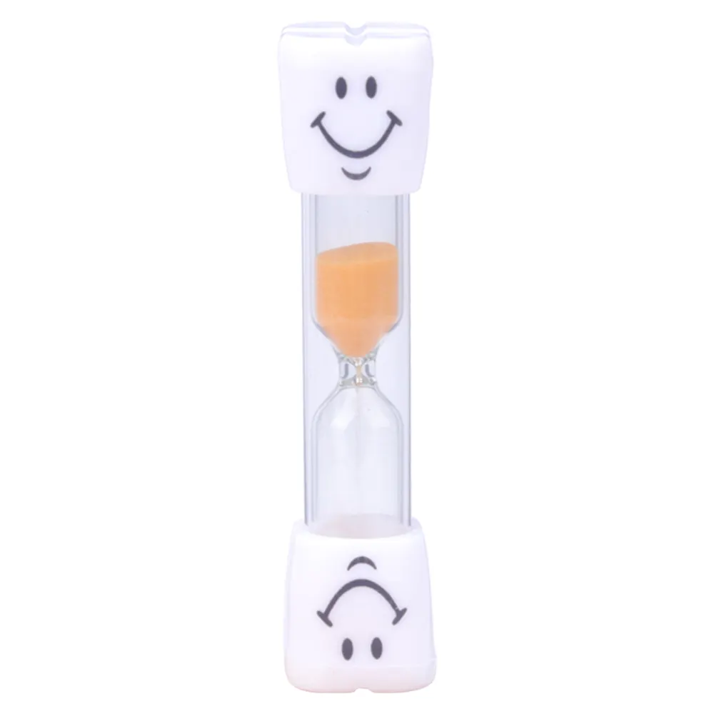 Plastic hourglass Smiling Face Toothbrush Sand Timer for kid hourglass