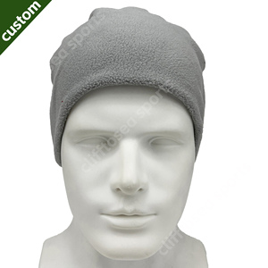 Bonnet personnalisé, créez votre propre bonnet <span class=keywords><strong>d</strong></span>'hiver pour homme et femme, bonnet uni en polaire à revers, bonnet de style skull pour homme et femme - Product Image 4
