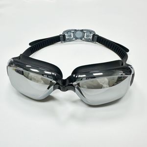 Vente directe enfants noir natation Googles natation Googles avec boucles argent plaqué googles pour enfants - Product Image 2