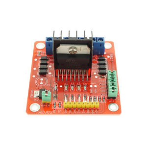 OKY3195-1 L298N แบบ Dual Channel บอร์ดขับมอเตอร์ DC ตัวควบคุมความเร็ว PWM - Product Image 6