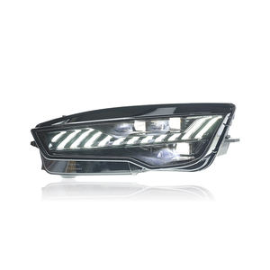 New Audi A7 2011-2018 <strong>RS7</strong> Dynamic Signal <strong>LED</strong> Headlights with 6000K Projector Lens DRL Automotive Accessory - Product Image 2