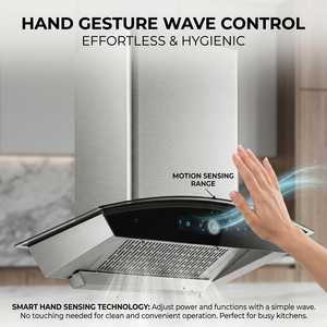 Hotte murale en acier inoxydable en forme <span class=keywords><strong>de</strong></span> T <span class=keywords><strong>de</strong></span> 60 cm, cheminée verticale <span class=keywords><strong>de</strong></span> cuisine domestique ventilée pour l'évacuation des fumées - Product Image 2