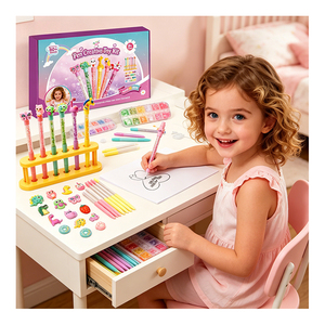 Hands On Glitter Pen Making <b>Kit</b> DIY Stationery Supplies Fine Motor Practice Creative Gift For Boys Girls <b>School</b> - Product Image 6