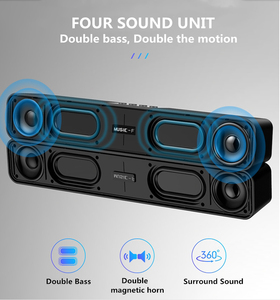 E91 Tốt Nhất 3D Xung Quanh Rạp Hát Tại Nhà Soundbar Âm Thanh Blaster Loa <span class=keywords><strong>Bluetooth</strong></span> Âm Thanh Máy Tính Không Dây Âm Thanh Thanh E91 Loa - Product Image 2
