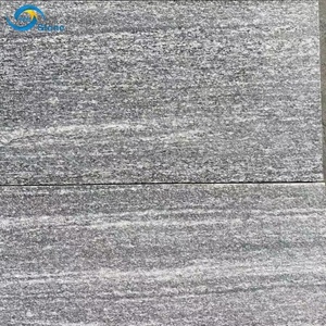 Baldosas de Granito Gris Nero <span class=keywords><strong>Santiago</strong></span> Flameado Antideslizantes Modernas Comerciales para Jardín, Acera, Pavimento Exterior y Revestimiento - Product Image 1