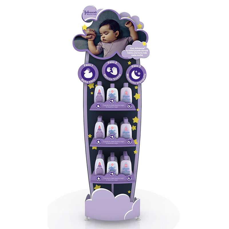 Apache Customizable for Baby Care Display Racks with Custom Logo Floor Mounted PVC Stand for Baby Shops or Supermarkets — view 4