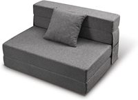 Sofá cama plegable convertible de espuma viscoelástica de uso múltiple almohadilla de cama de dos plazas para sala de estar tipo apartamento